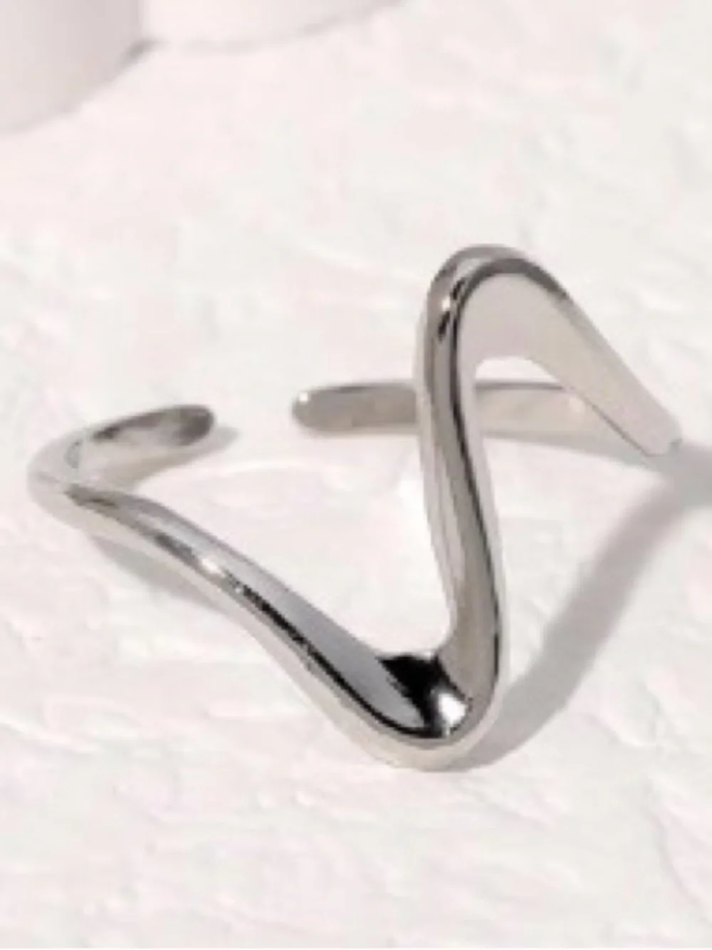 New Beachy Silver Wave Boho Arm Cuff Bracelet